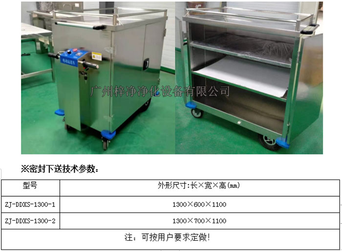 電動密封下送車技術參數